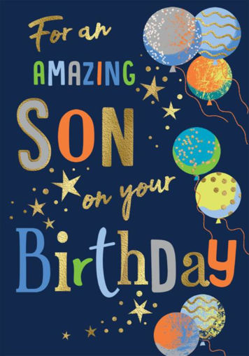 Picture of FOR AN AMAZING SON BIRTHDAY CARD